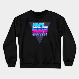 80s SYNTH #3 (worn look) Crewneck Sweatshirt